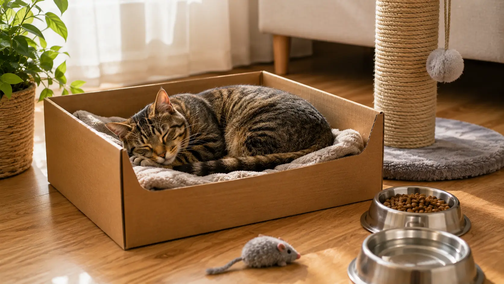 Make a cat friendly place