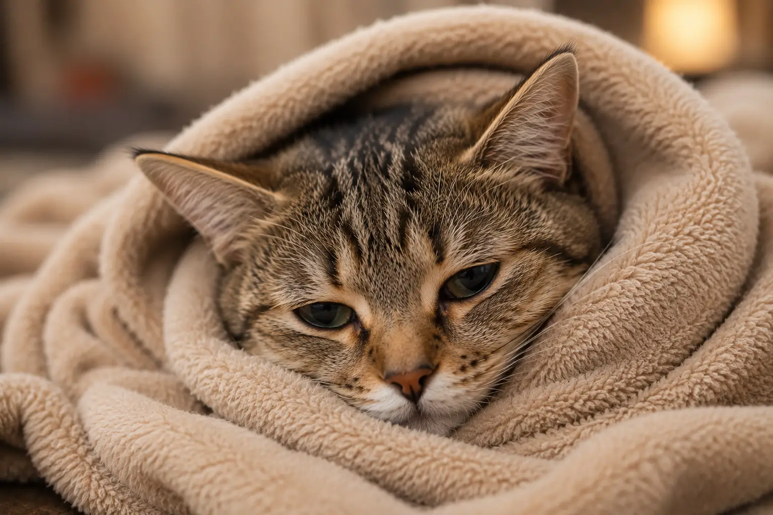 treating a cat cold